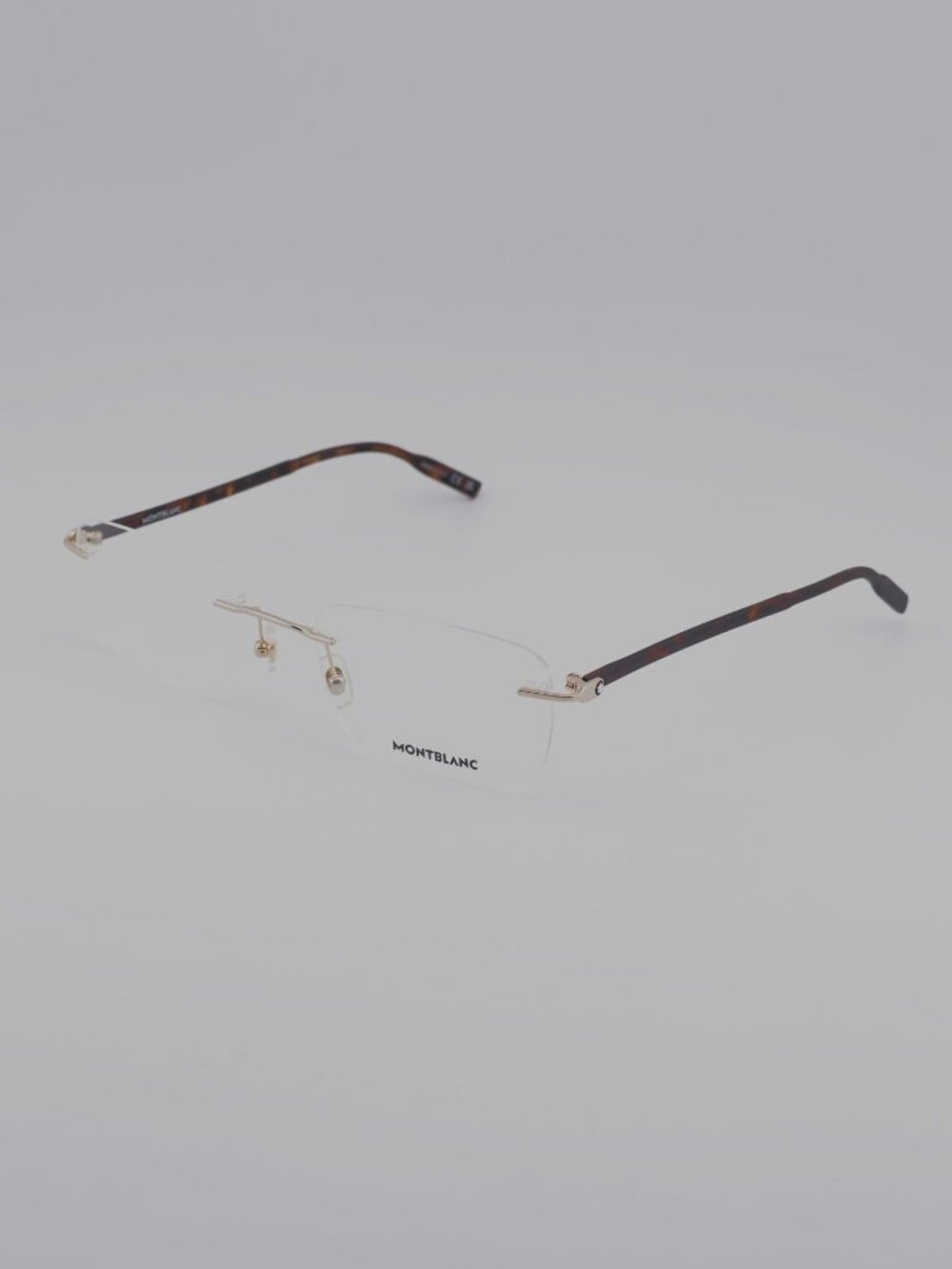 Montblanc MB0221O 006 Eyeglasses Gold / Havana 59mm Rectangle Frame